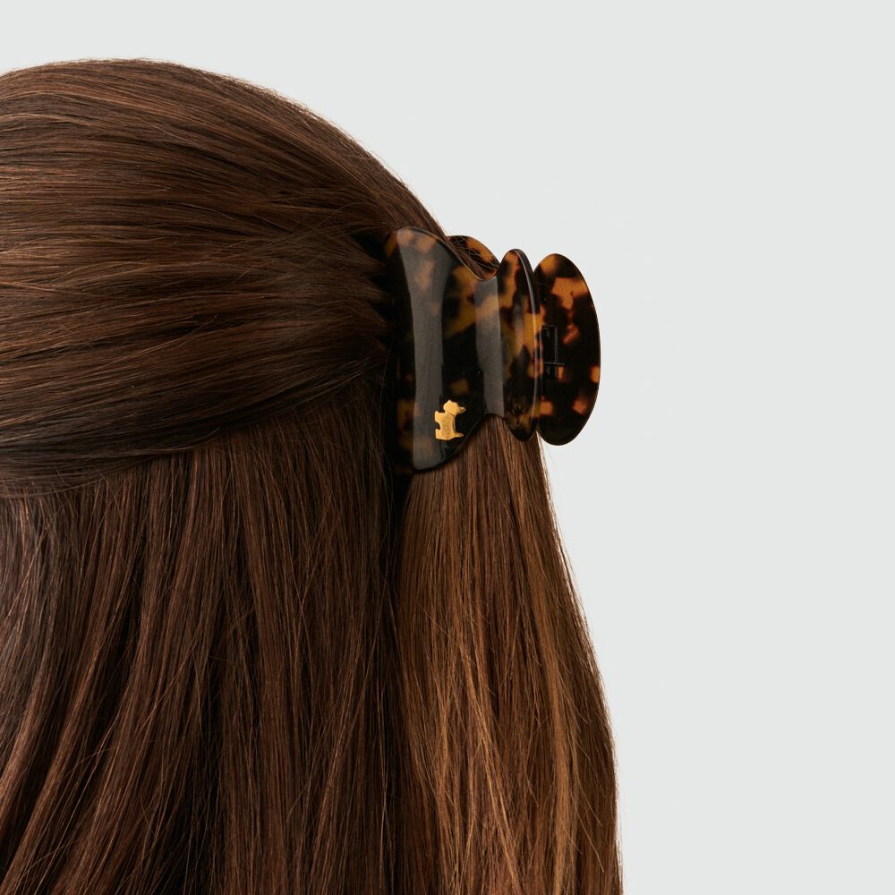 Accessoire cheveux PINCE - Ecaille Foncée - Accessoires bijoux  | Agatha