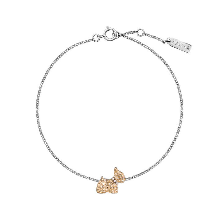 Bracelet souple LADY PAVE - Rose / Argenté - Bracelets  | Agatha