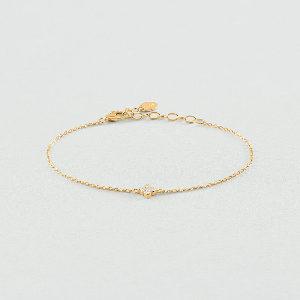 Bracelet souple BELOVED - Cristal / Doré 02490503-137-TU | Agatha