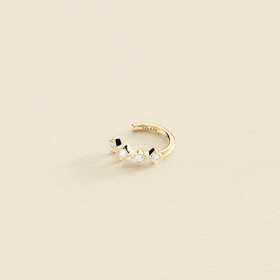 Piercing ear cuff OFEE - Cristal / Doré - Piercings  | Agatha