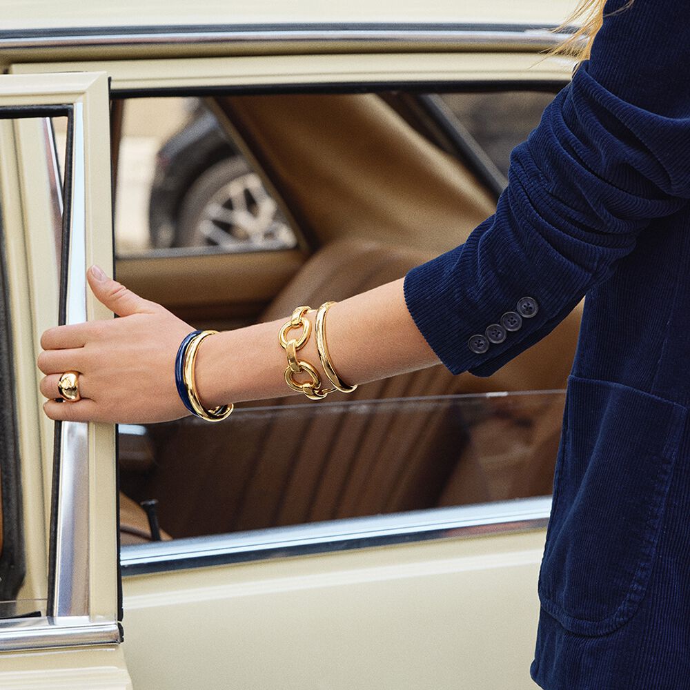 Bague large DANAE - Dor&eacute; - Bagues fantaisie  | Agatha