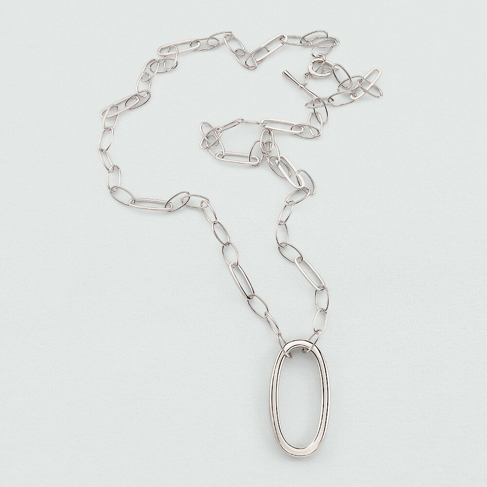 Sautoir CHAIN - Argent&eacute; - Colliers fantaisie  | Agatha