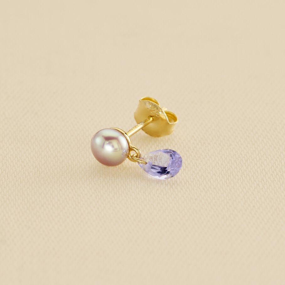 Piercing puce MIX& MATCH - Violet - Piercings  | Agatha