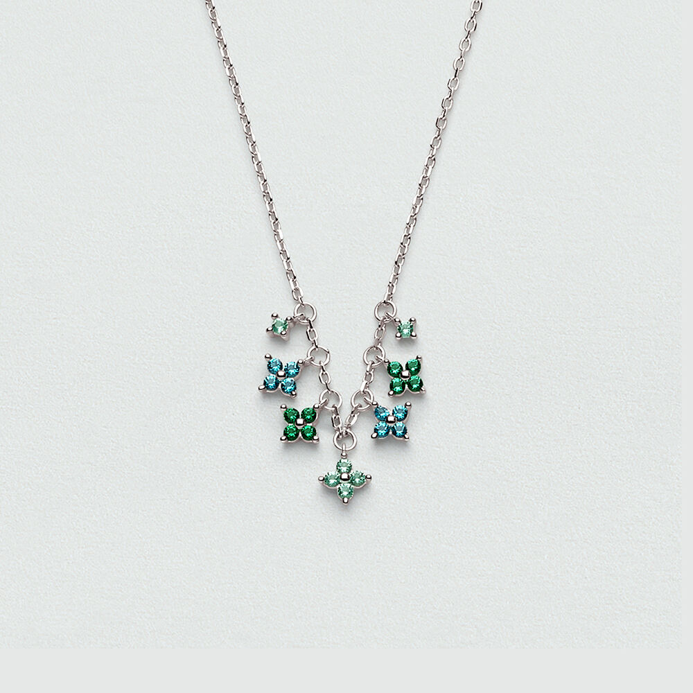 Collier ras du cou BELOVED - Multicolore / Argenté - Colliers fantaisie  | Agatha