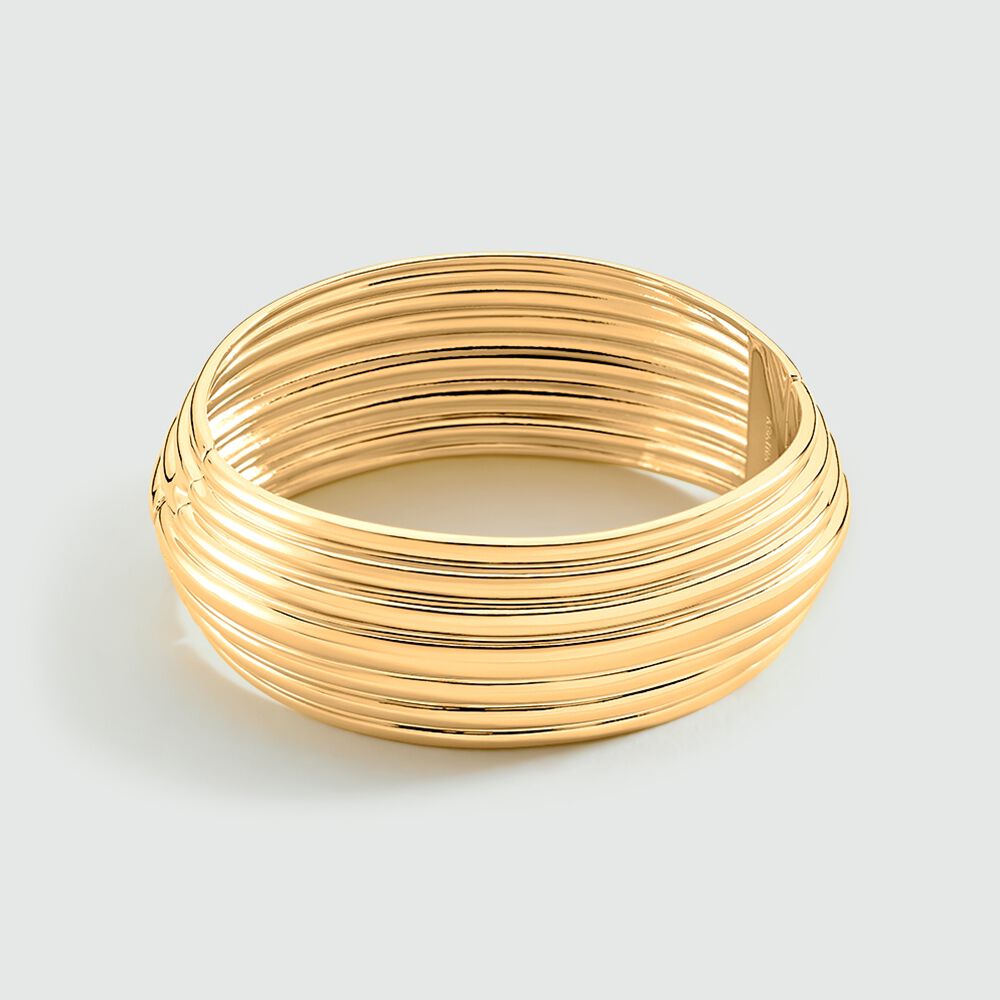 Manchette N-13 - Doré - Bracelets fantaisie  | Agatha