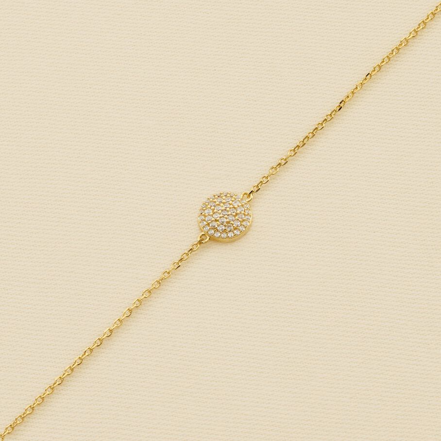 Bracelet souple CRISTAL - Cristal / Doré - Bracelets  | Agatha