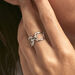 Bague ajustable HARMONIE - Argenté - Bagues  | Agatha