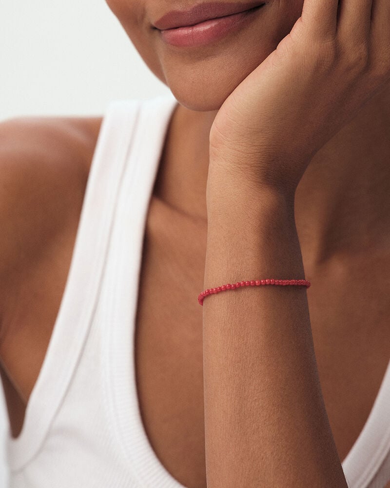 Bracelet souple PIERRES NATURELLES - Corail - Bracelets fantaisie  | Agatha Bracelet souple PIERRES NATURELLES - Corail - Bracelets fantaisie  | Agatha