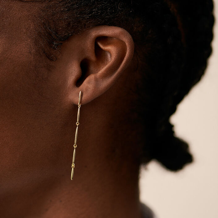 Boucles d'oreilles pendantes RADIEUX - Doré - Boucles d'oreilles  | Agatha