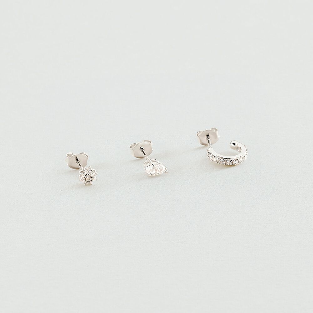 Piercing puce PARADIS - Cristal / Argenté - Piercings  | Agatha