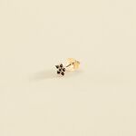 Piercing puce FLOR6 - Noir / Doré - Piercings  | Agatha