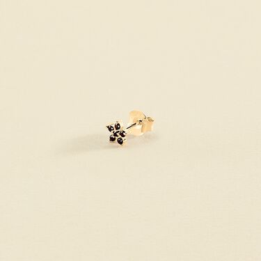 Piercing puce FLOR6 - Noir / Doré - Piercings  | Agatha