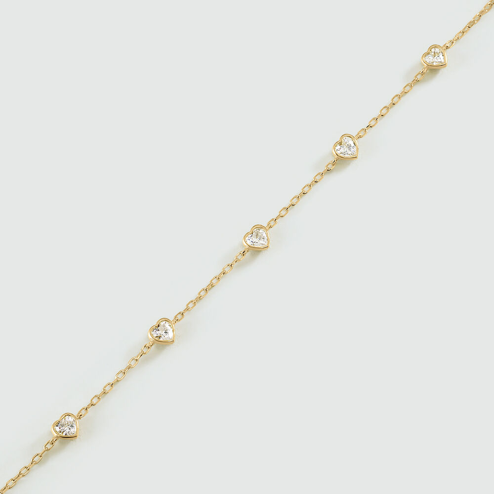 Bracelet souple ADOREE - Cristal / Doré - Bracelets fantaisie  | Agatha