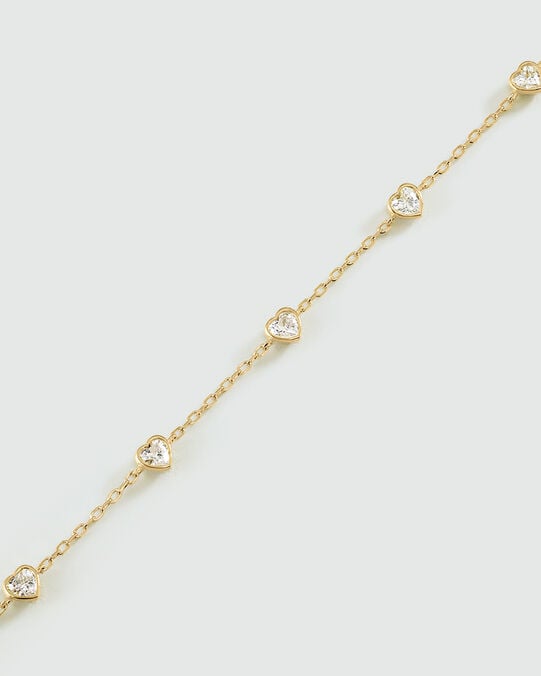 Bracelet souple ADOREE - Cristal / Doré - Bracelets fantaisie  | Agatha Bracelet souple ADOREE - Cristal / Doré - Bracelets fantaisie  | Agatha