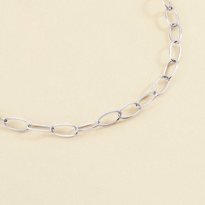 Collier mi-long CHAIN - Argenté - Colliers  | Agatha