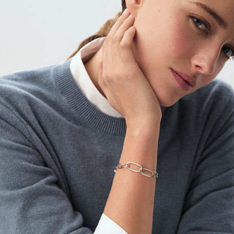 Bracelet souple CHAIN - Argenté - Bracelets  | Agatha