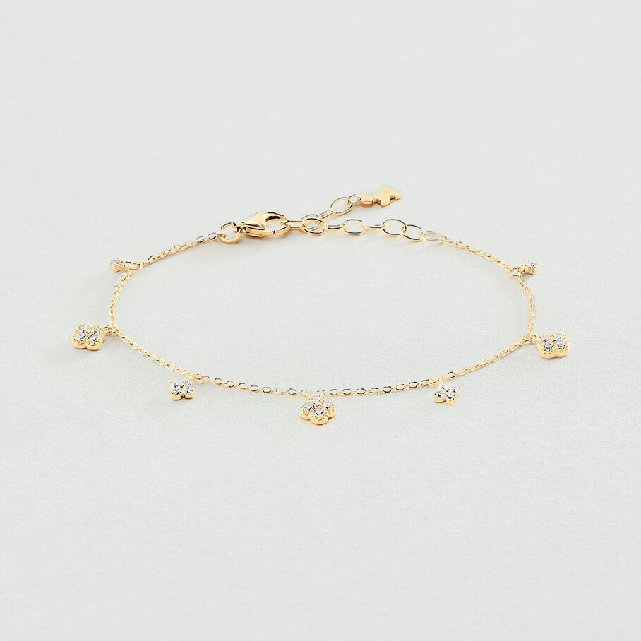 Bracelet souple BELOVED - Cristal / Doré - Bracelets  | Agatha