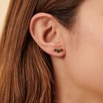 Piercing puce TRIOFLOR - Noir / Doré - Piercings  | Agatha