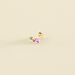 Piercing puce AMAS - Multicolore / Doré - Piercings  | Agatha