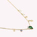 Collier ras du cou ASTRE - Vert / Doré - Colliers  | Agatha