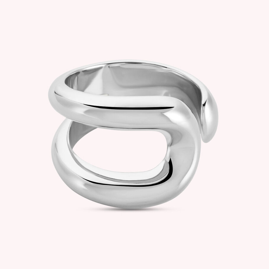 Bague ajustable ICONIQUE - Argenté - Bagues  | Agatha