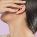 Piercing ear cuff DOBLE ARO - Argenté
