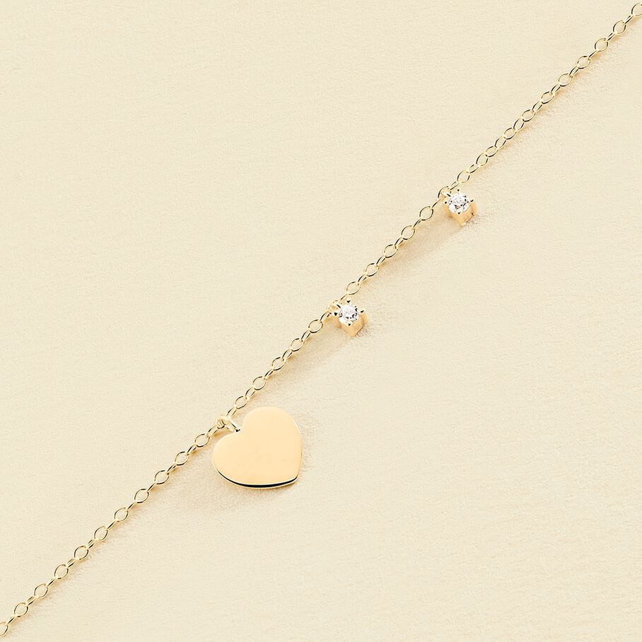 Bracelet souple CORAZON - Cristal / Doré - Bracelets  | Agatha