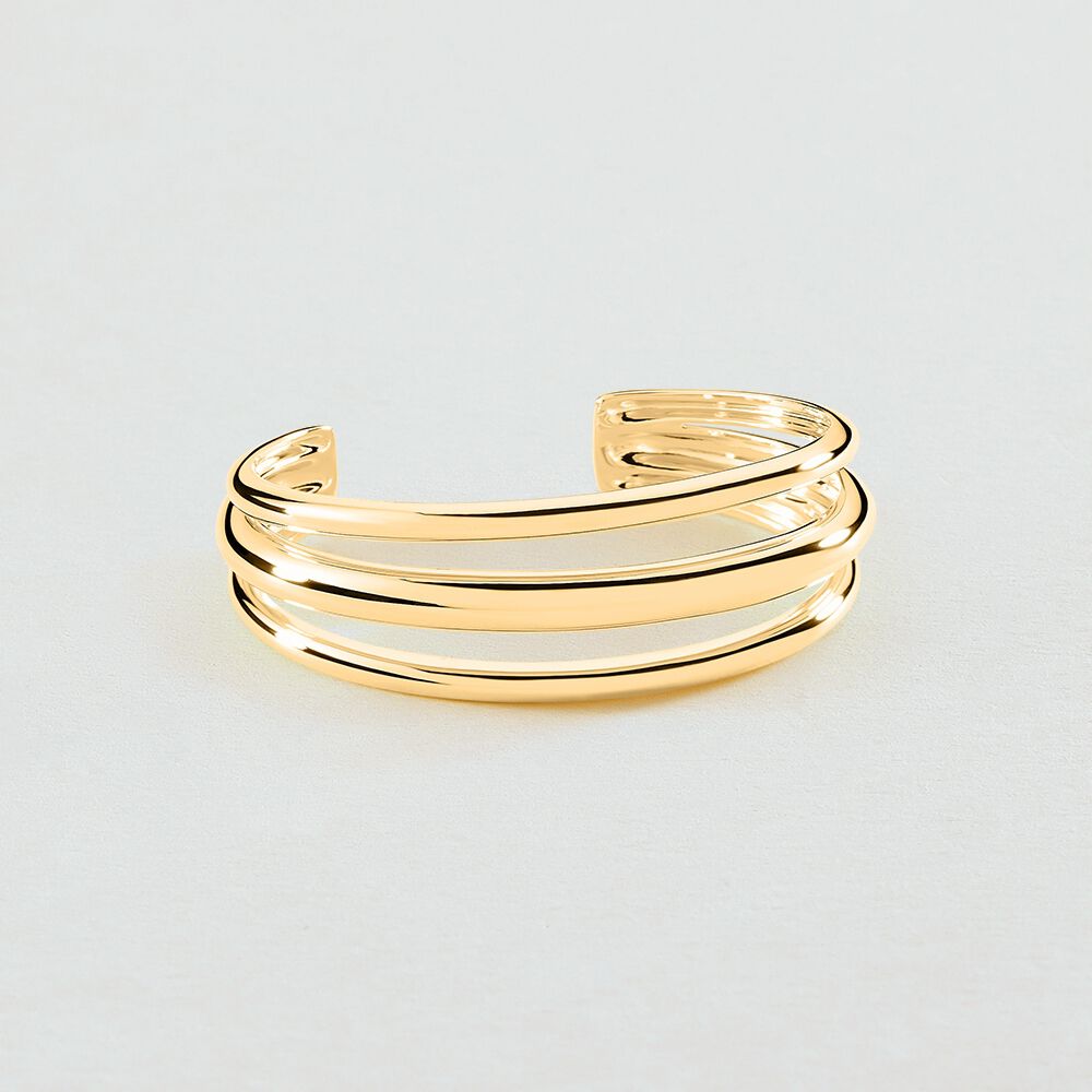 Manchette TRIJONC - Dor&eacute; - Bracelets fantaisie  | Agatha