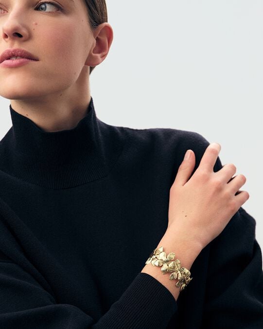 Manchette BLOOM - Doré - Bracelets fantaisie  | Agatha Manchette BLOOM - Doré - Bracelets fantaisie  | Agatha