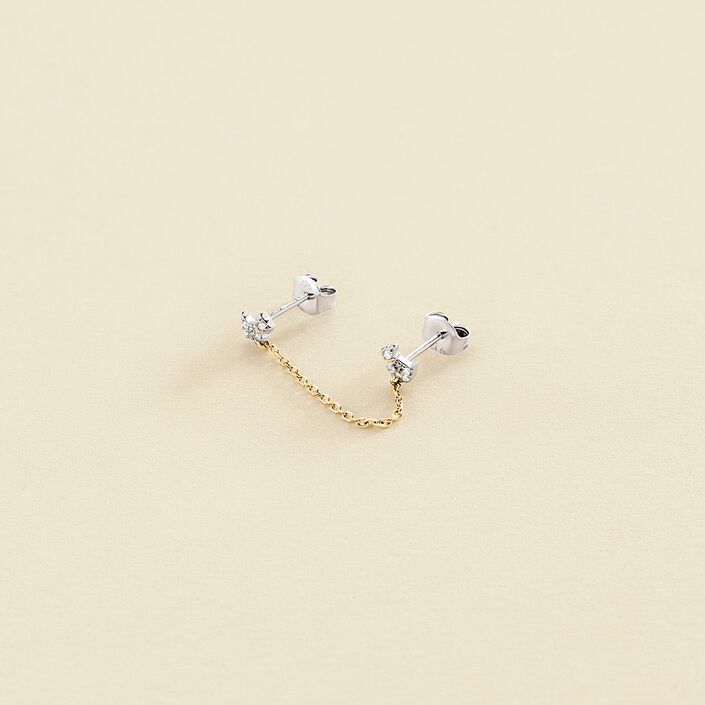 Piercing puce MASCOTTE - Argenté / Doré - Piercings  | Agatha