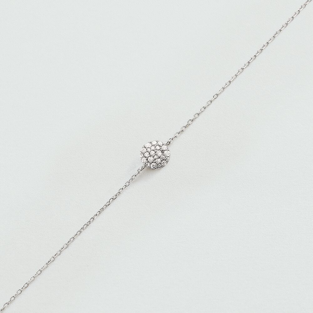 Bracelet souple CRYSTAL - Cristal / Argenté - Bracelets fantaisie  | Agatha