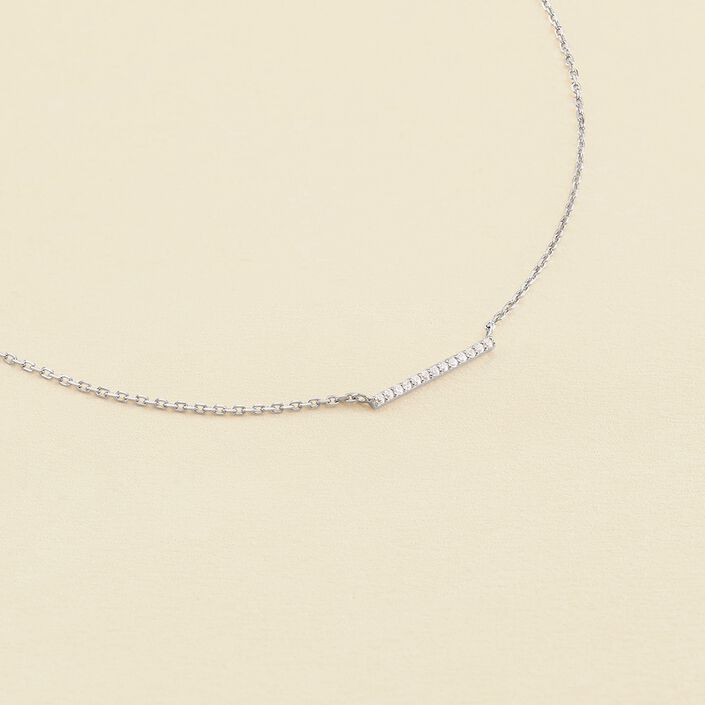 Collier ras du cou BARSHINE - Cristal / Argenté - Colliers  | Agatha