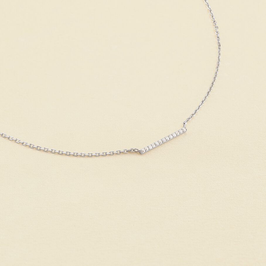 Collier ras du cou BARSHINE - Cristal / Argenté - Colliers  | Agatha