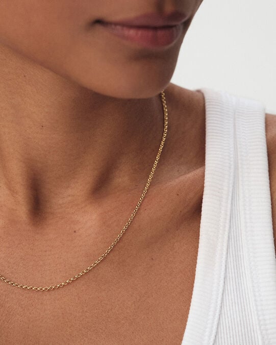 Collier mi-long CHAÎNE JASERON - Doré - Colliers fantaisie  | Agatha Collier mi-long CHAÎNE JASERON - Doré - Colliers fantaisie  | Agatha