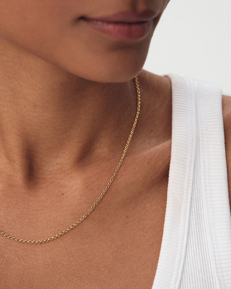 Collier mi-long CHAÎNE JASERON - Doré - Colliers fantaisie  | Agatha Collier mi-long CHAÎNE JASERON - Doré - Colliers fantaisie  | Agatha