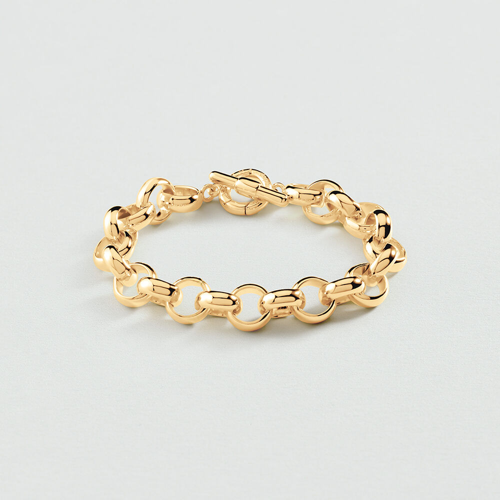 Bracelet souple GAMBETTA - Dor&eacute;