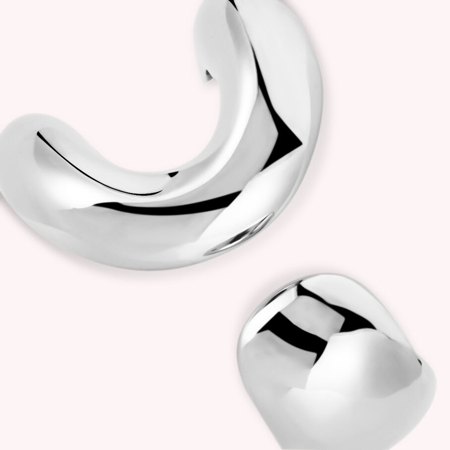 Bague ajustable ICONIQUE - Argenté - Bagues  | Agatha