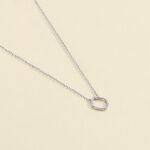 Collier ras du cou SISSI - Cristal / Argenté - Colliers  | Agatha