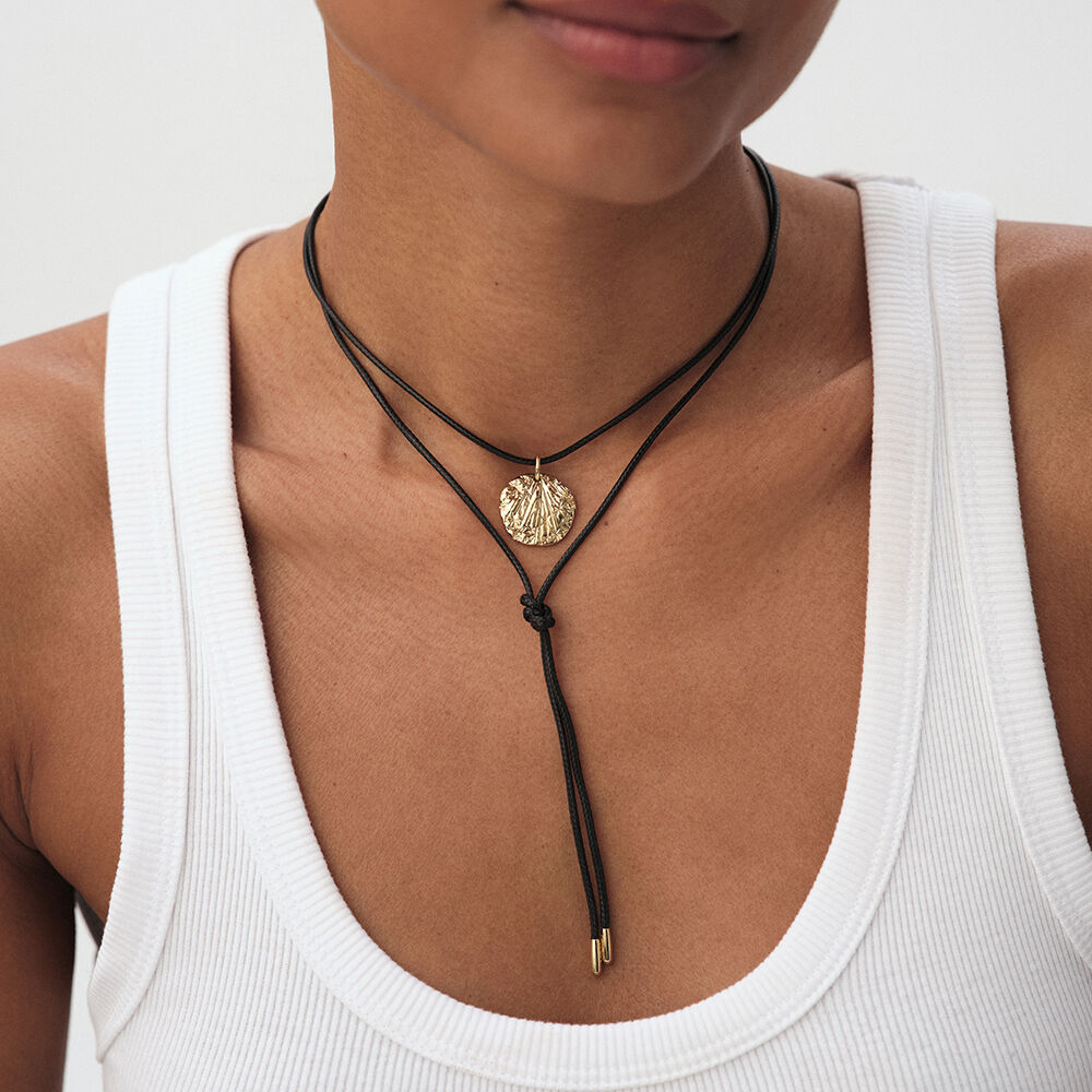 Pendentif ASTREE - Doré - Bijoux sans pierre  | Agatha