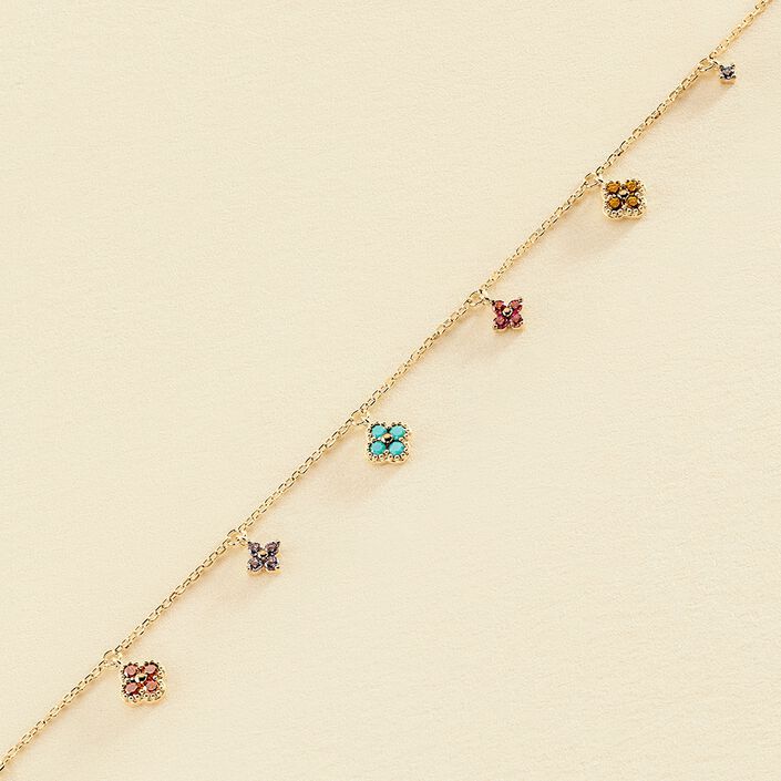 Bracelet souple BELOVED - Multicolore / Doré - Bracelets  | Agatha