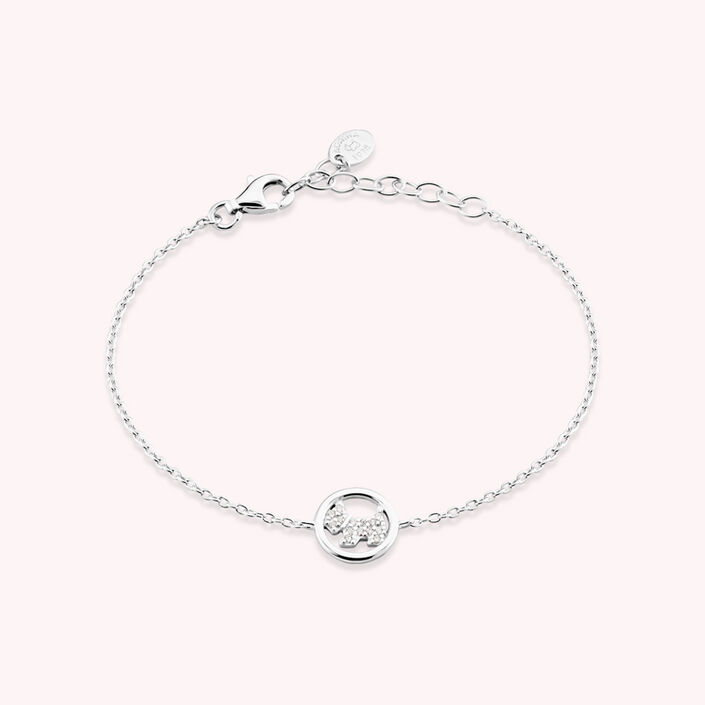 Bracelet souple PIBLACK - Cristal / Argenté - Bracelets  | Agatha