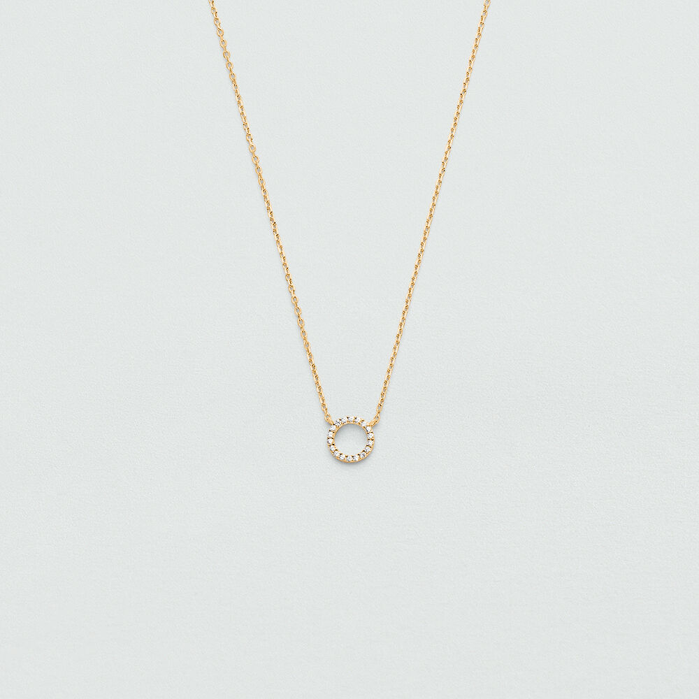 Collier ras du cou RONDOU - Cristal / Doré - Colliers fantaisie  | Agatha