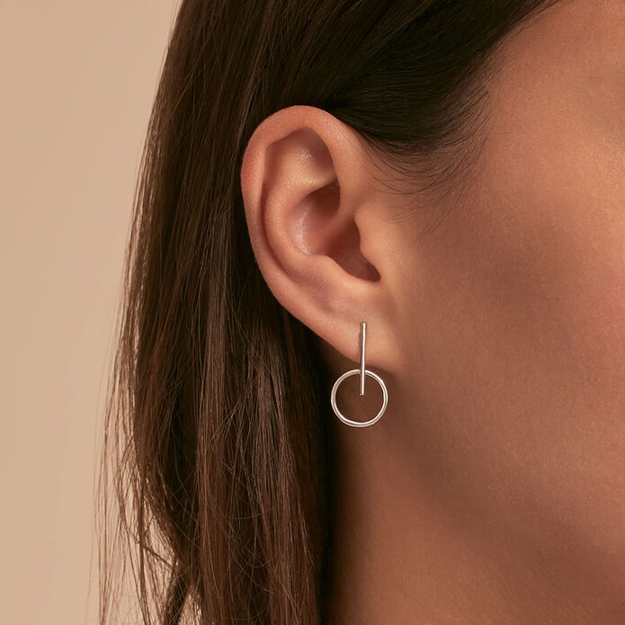 Boucles d'oreilles pendantes PHILRING - Argenté - Boucles d'oreilles  | Agatha
