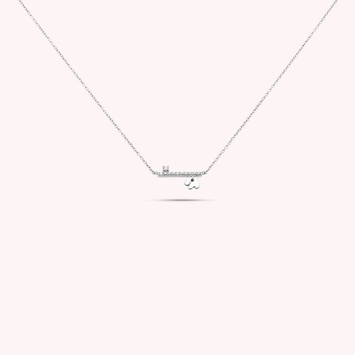 Collier ras du cou BRIGHTY - Cristal / Argenté - Colliers  | Agatha