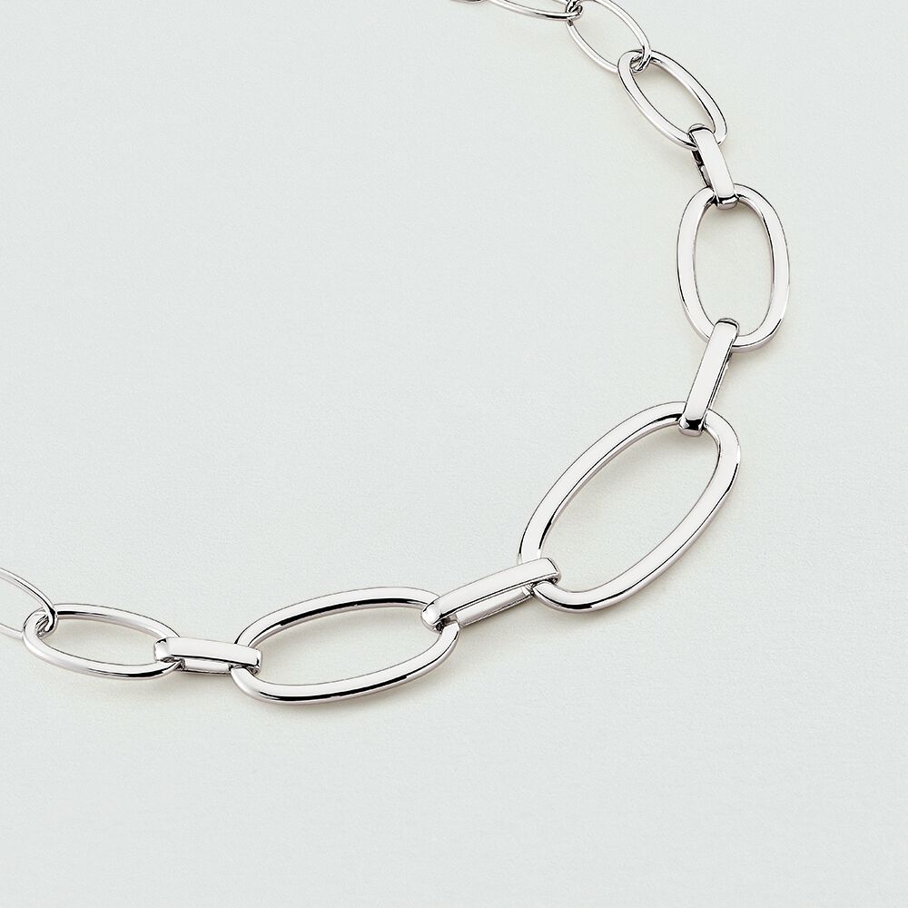 Collier ras du cou CHAIN - Argenté - Colliers fantaisie  | Agatha