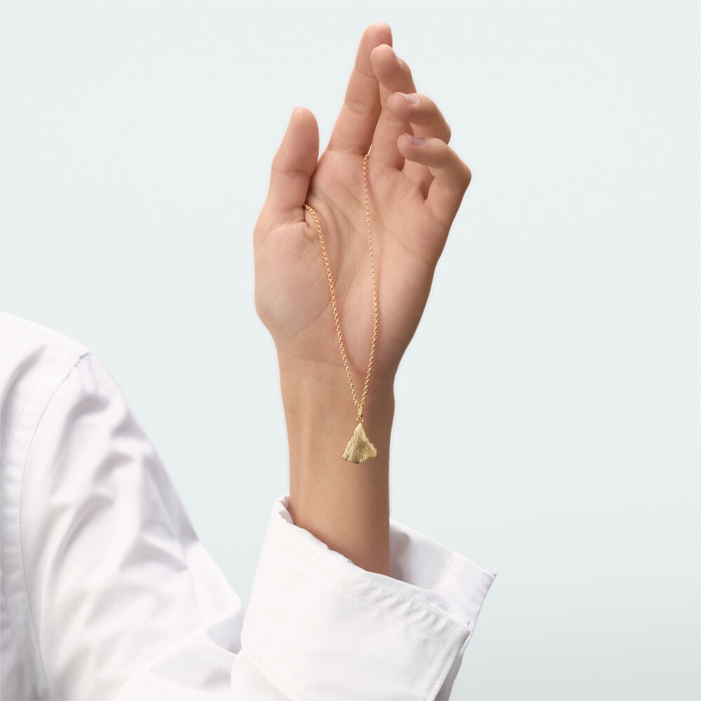 Pendentif FEUILLE DE GINKO - Dor&eacute; - Nouveaut&eacute;s  | Agatha