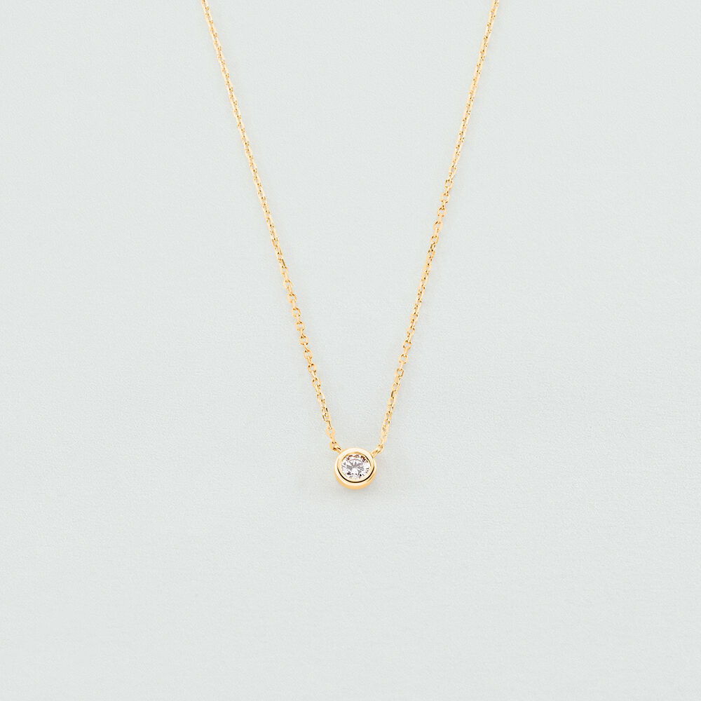 Collier ras du cou BRILLANT - Cristal / Doré - Colliers fantaisie  | Agatha