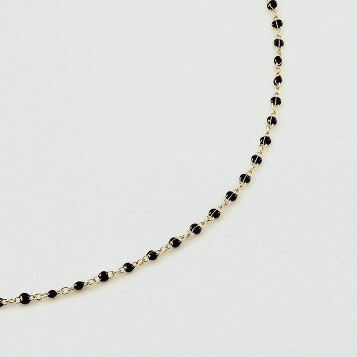 Collier ras du cou SMARTY - Noir / Doré - Colliers  | Agatha