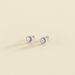 Boucles d'oreilles puces IMPERIAL - Cristal / Argenté - Boucles d'oreilles puces  | Agatha