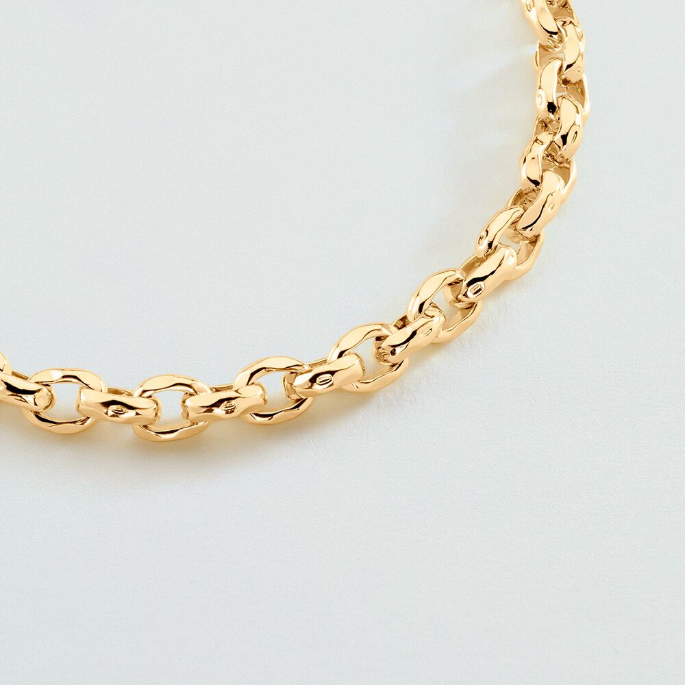 Collier ras du cou MAILLE MARTELÉE - Doré - Colliers fantaisie  | Agatha